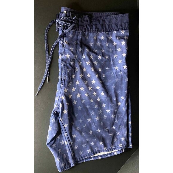 Endless Summer Mens 36 Blue Stars AOP Board Shorts Beach Swim Trunks - Picture 3 of 8